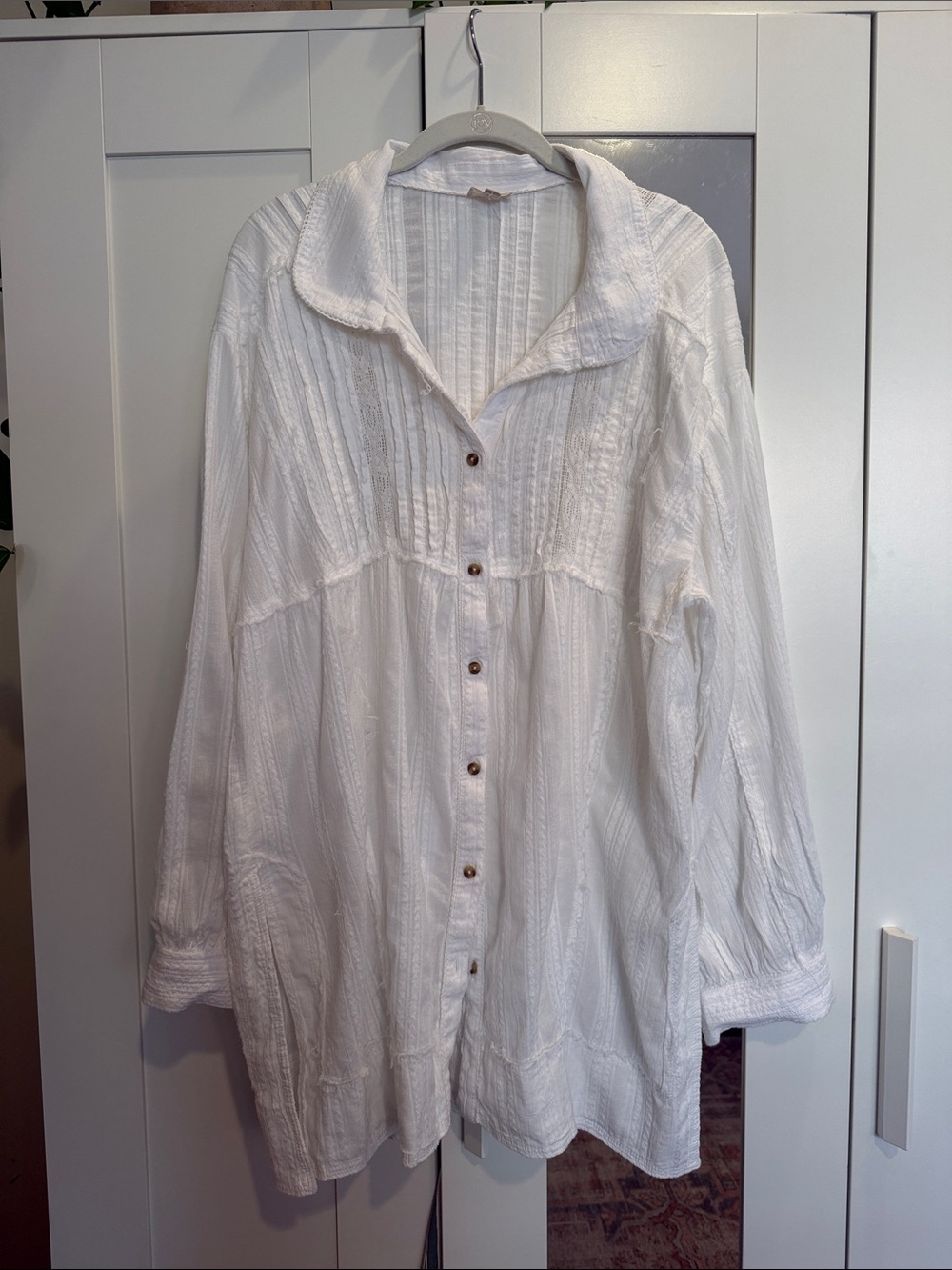 Pilcro Pintuck Peter Pan Collar Tunic